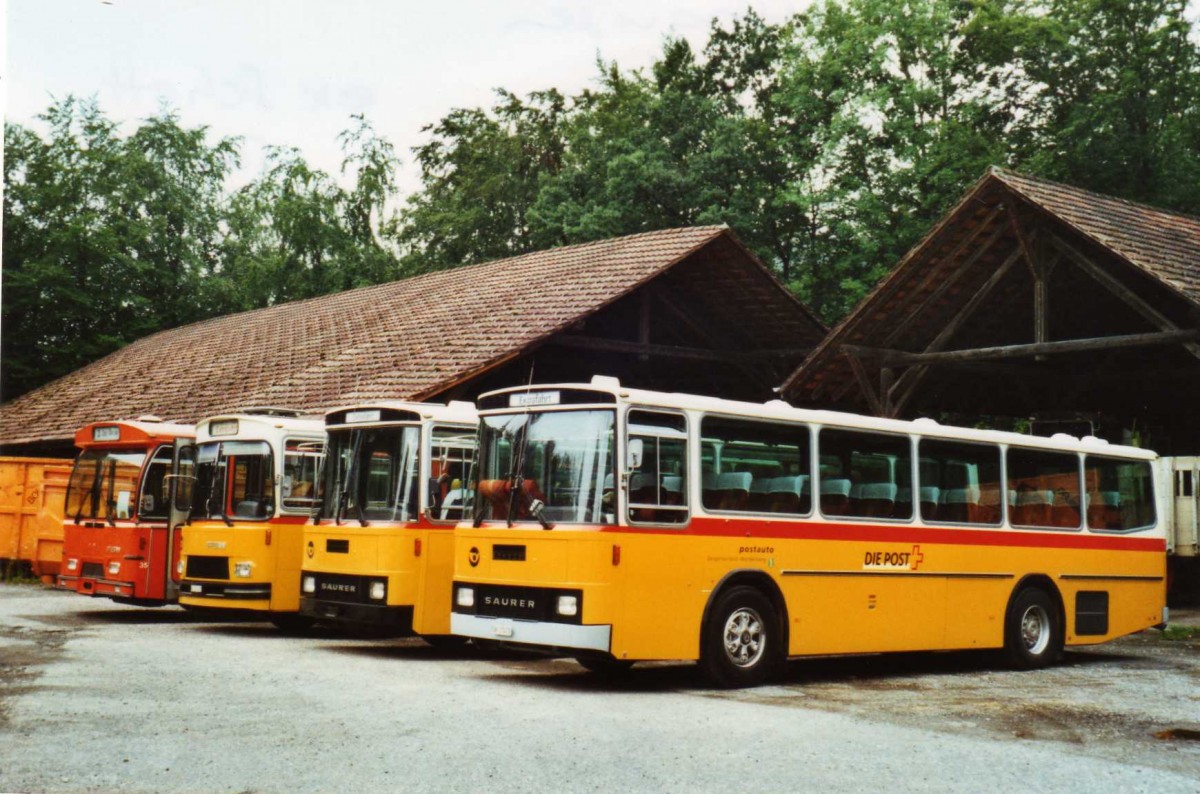 (119'421) - Ruklic, Schaffhausen - SH 17'473 - Saurer/T�scher (ex Schett, Sargans) am 9. August 2009 in Oberburg, Ziegelgut