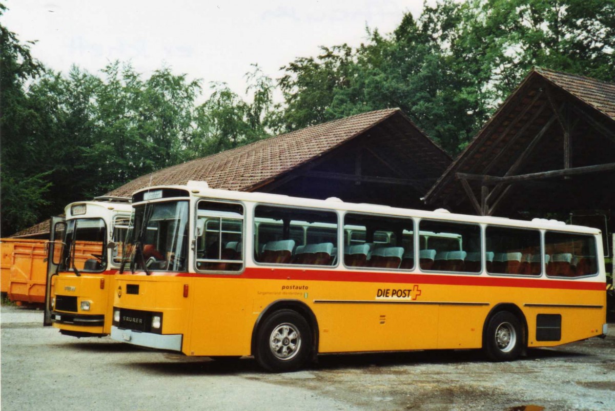 (119'504) - Ruklic, Schaffhausen - SH 17'473 - Saurer/T�scher (ex Schett, Sargans) am 9. August 2009 in Oberburg, Ziegelgut