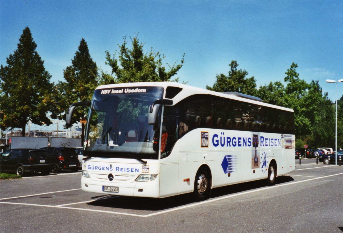 (120'925) - Aus Deutschland: G�rgens, Seebad Bansin - OVP-EG 508 - Mercedes am 7. September 2009 in Thun, Seestrasse