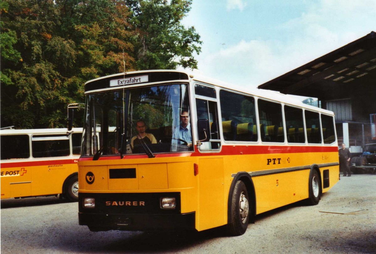 (121'408) - Bernair, M�nsingen - FBW/T�scher (ex Schebath, Lauerz; ex Albin, F�llanden; ex Heim, Flums) am 27. September 2009 in Oberburg, Ziegelgut