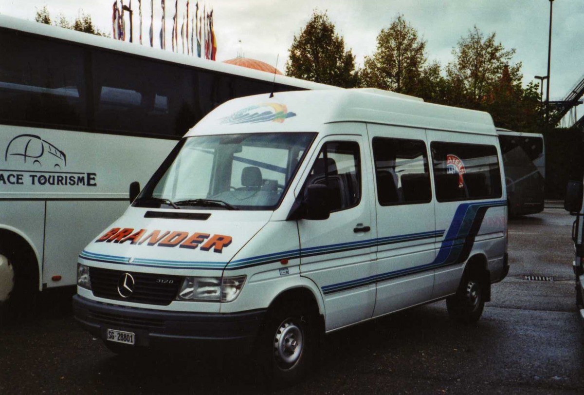(121'506) - Aus der Schweiz: Brander, B�tschwil - SG 28'801 - Mercedes am 18. Oktober 2009 in Rust, Europapark