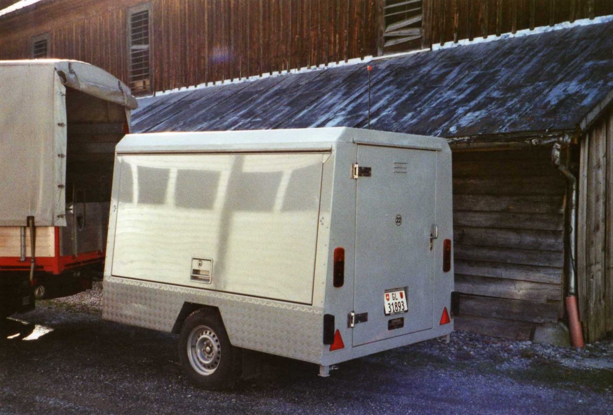 (121'734) - Biegger, Uster - Nr. 22/GL 31'893 - Zbinden Gep�ckanh�nger am 24. Oktober 2009 in Ziegelbr�cke, Museum
