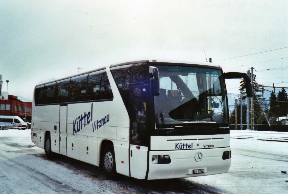 (124'314) - K�ttel, Vitznau - LU 15'640 - Mercedes am 31. Januar 2010 in Thun, CarTerminal