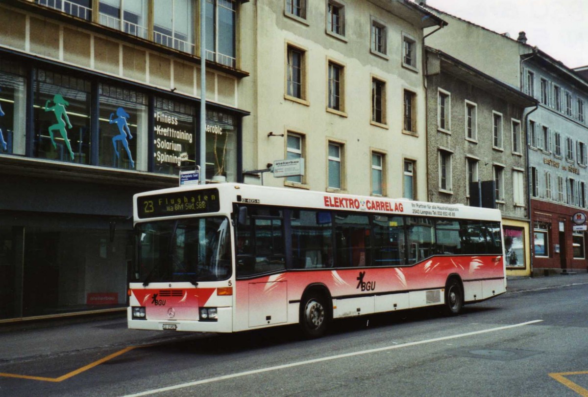 (124'419) - BGU Grenchen - Nr. 5/SO 21'952 - Mercedes am 15. Februar 2010 in Grenchen, Postplatz S�d