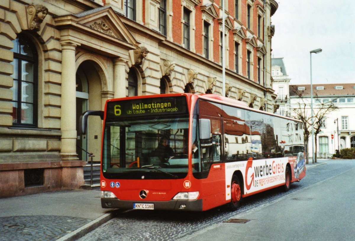 (124'812) - SWK Konstanz - Nr. 68/KN-C 1168 - Mercedes am 10. M�rz 2010 in Konstanz, Post/Marktst�tte