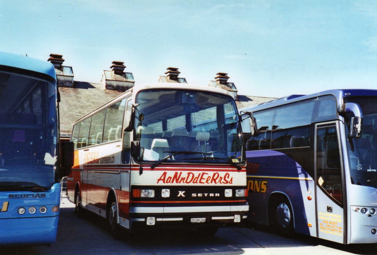 (125'129) - AaNnDdEeRrSs, Z�rich - ZH 266'246 - Setra am 19. M�rz 2010 in Thun, Expo