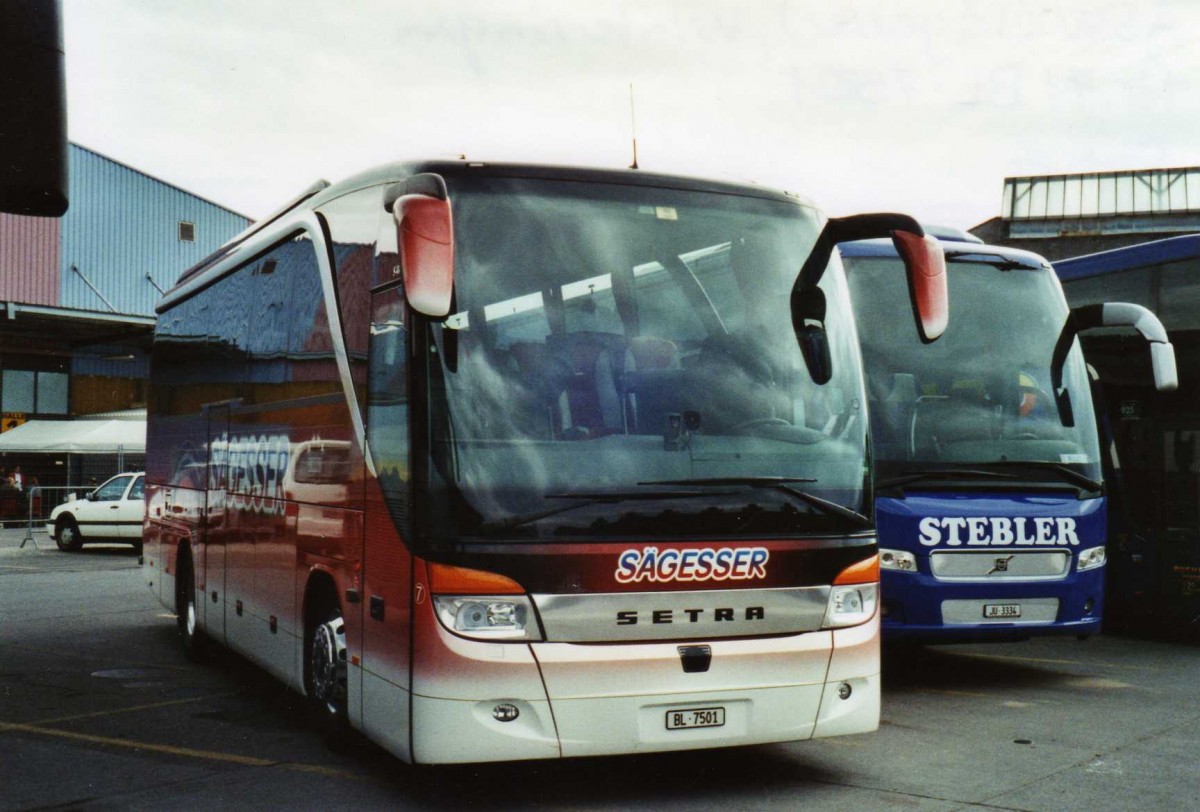 (125'203) - S�gesser, Wintersingen - Nr. 7/BL 7501 - Setra am 20. M�rz 2010 in Thun, Expo