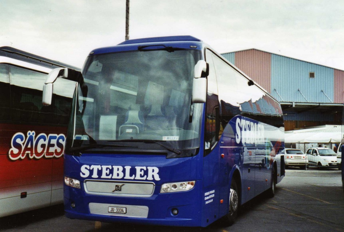(125'204) - Stebler, Develier - JU 3334 - Volvo am 20. M�rz 2010 in Thun, Expo