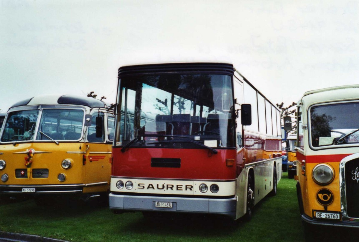 (125'813) - Dreier, Suhr - AG 9148 U - Saurer/R&J (ex Gerber, Matzendorf; ex Schnider, Sch�pfheim) am 1. Mai 2010 in Arbon, Arbon Classics