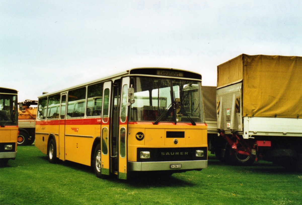 (126'004) - Mosimann, Aesch - ZH 286'103 - Saurer/T�scher am 1. Mai 2010 in Arbon, Arbon Classics