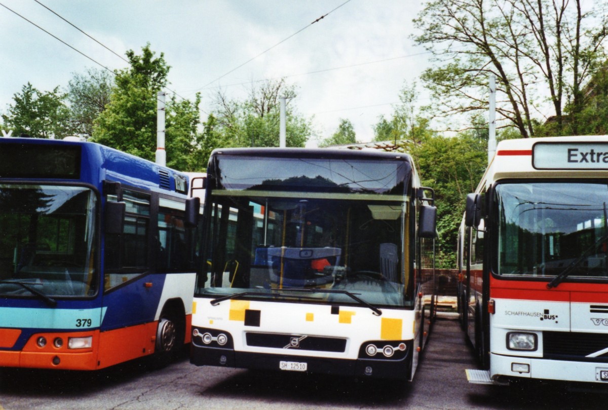 (126'304) - SB Schaffhausen - Nr. 10/SH 12'510 - Volvo (ex VBSH Schaffhausen Nr. 30; ex Vorf�hrfahrzeug) am 16. Mai 2010 in Schaffhausen, Busdepot VBSH