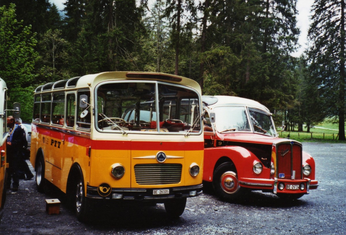 (126'630) - Schmid, Th�rishaus - Nr. 9/BE 26'105 - Saurer/R&J (ex Geiger, Adelboden Nr. 9) am 29. Mai 2010 in Kiental, Tschingel
