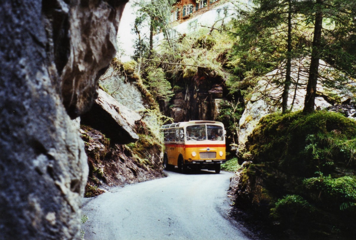 (126'722) - Schmid, Th�rishaus - Nr. 9/BE 26'105 - Saurer/R&J (ex Geiger, Adelboden Nr. 9) am 29. Mai 2010 in der Griesschlucht bei der Griesalp