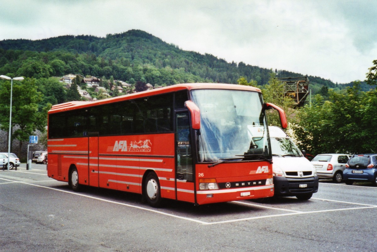(126'807) - AFA Adelboden - Nr. 26/BE 21'181 - Setra (ex Nr. 16; ex Fr�hlich, D-Ludwigshafen/Rhein) am 3. Juni 2010 in Thun, Seestrasse