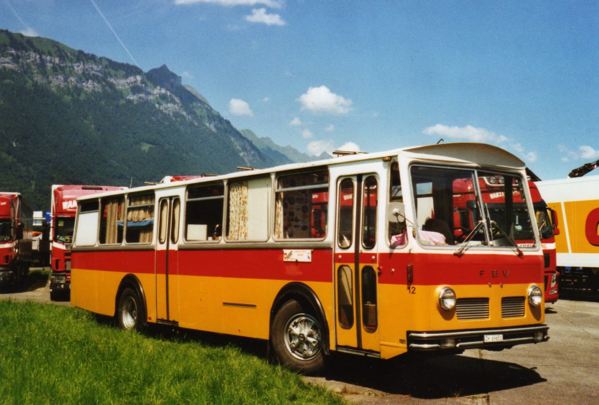 (127'230) - Tr�b, Oberrieden - Nr. 12/ZH 69'651 - FBW/R&J (ex Ryffel, Uster Nr. 12) am 26. Juni 2010 in Interlaken, Flugplatz