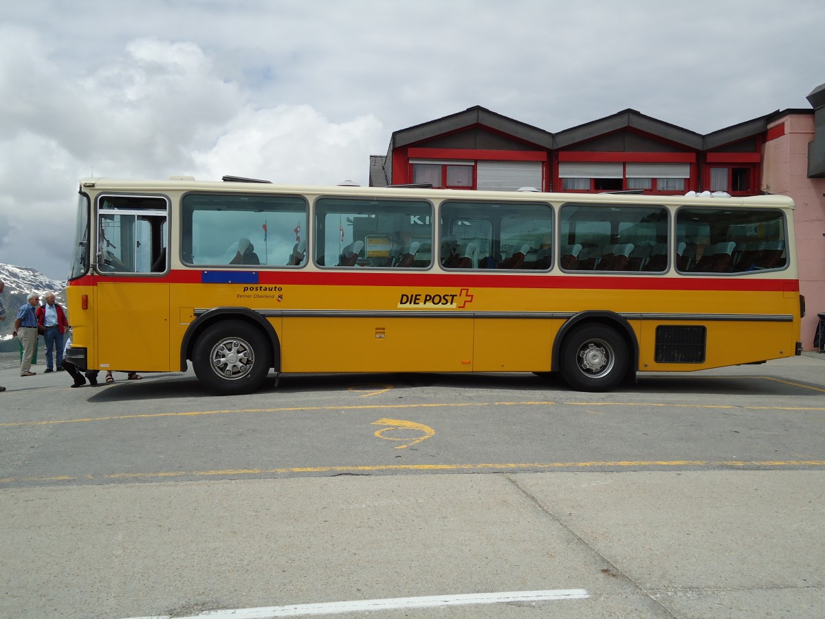 (127'558) - AVG Meiringen - Nr. 74/BE 607'481 - Saurer/R&J (ex P 24'357) am 4. Juli 2010 in Nufenen, Passh�he