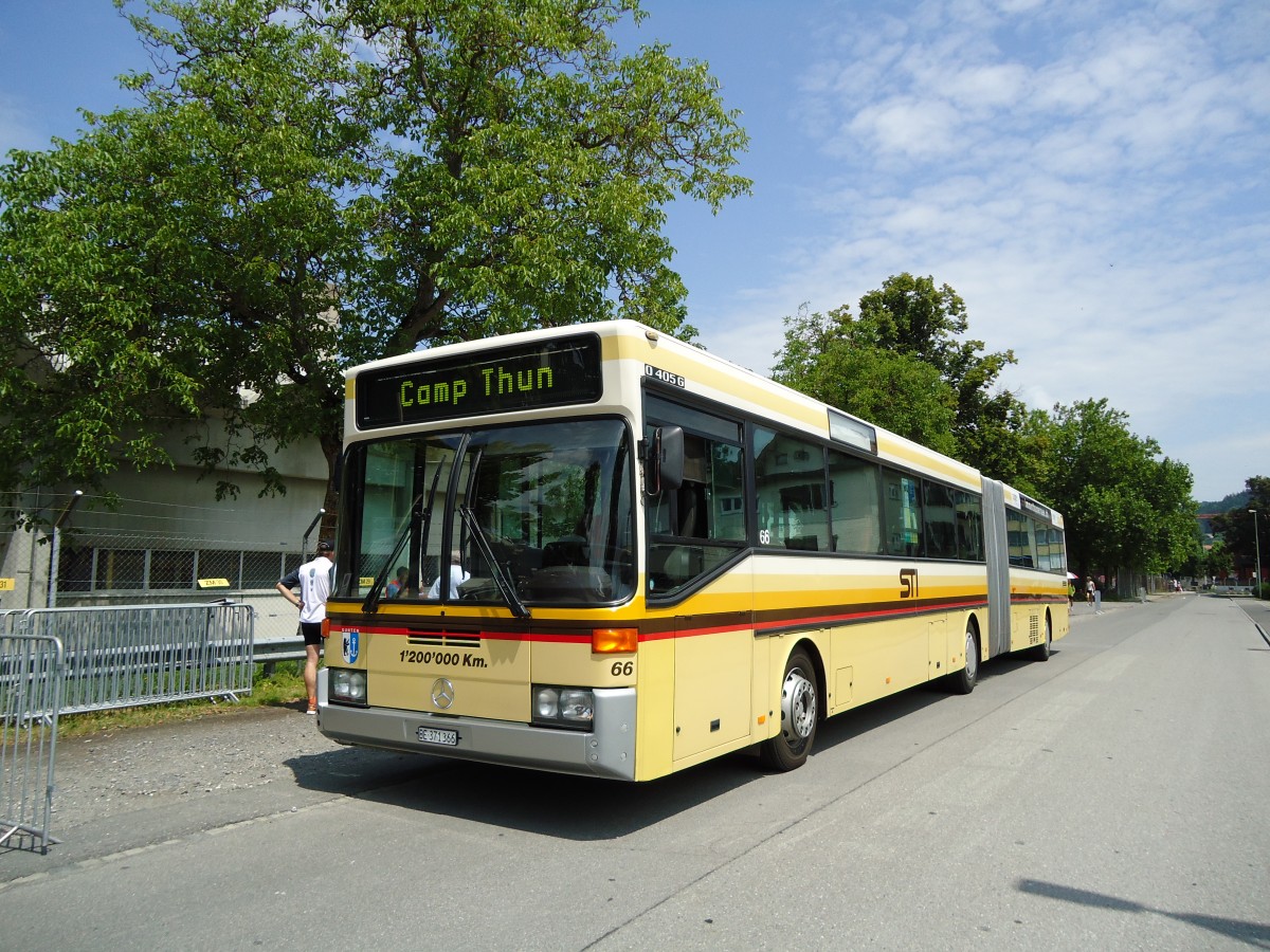 (127'949) - STI Thun - Nr. 66/BE 371'366 - Mercedes am 11. Juli 2010 in Thun, R�tlistrasse