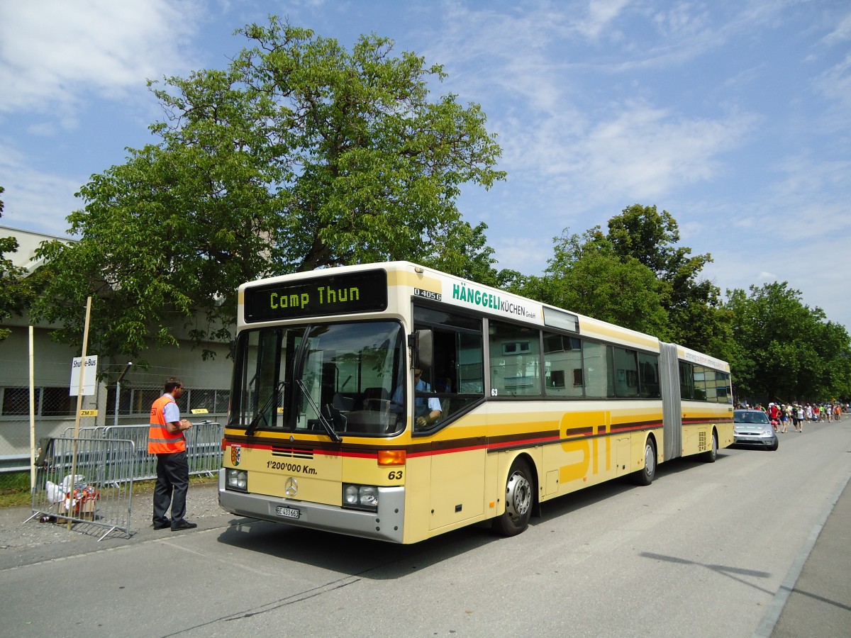 (127'951) - STI Thun - Nr. 63/BE 433'663 - Mercedes am 11. Juli 2010 in Thun, R�tlistrasse