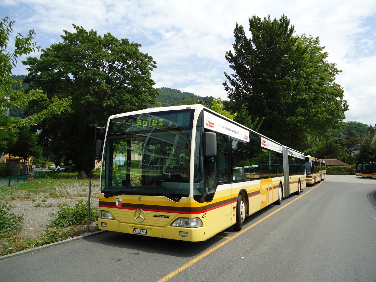 (127'953) - STI Thun - Nr. 84/BE 543'384 - Mercedes am 11. Juli 2010 bei der Schiffl�ndte Thun