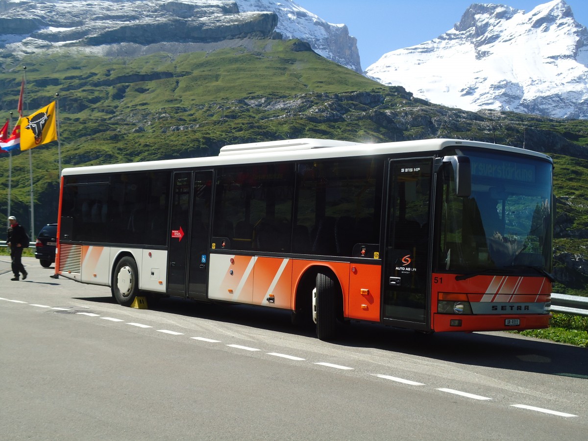 (128'243) - AAGU Altdorf - Nr. 51/UR 9311 - Setra am 7. August 2010 in Untersch�chen, Balm