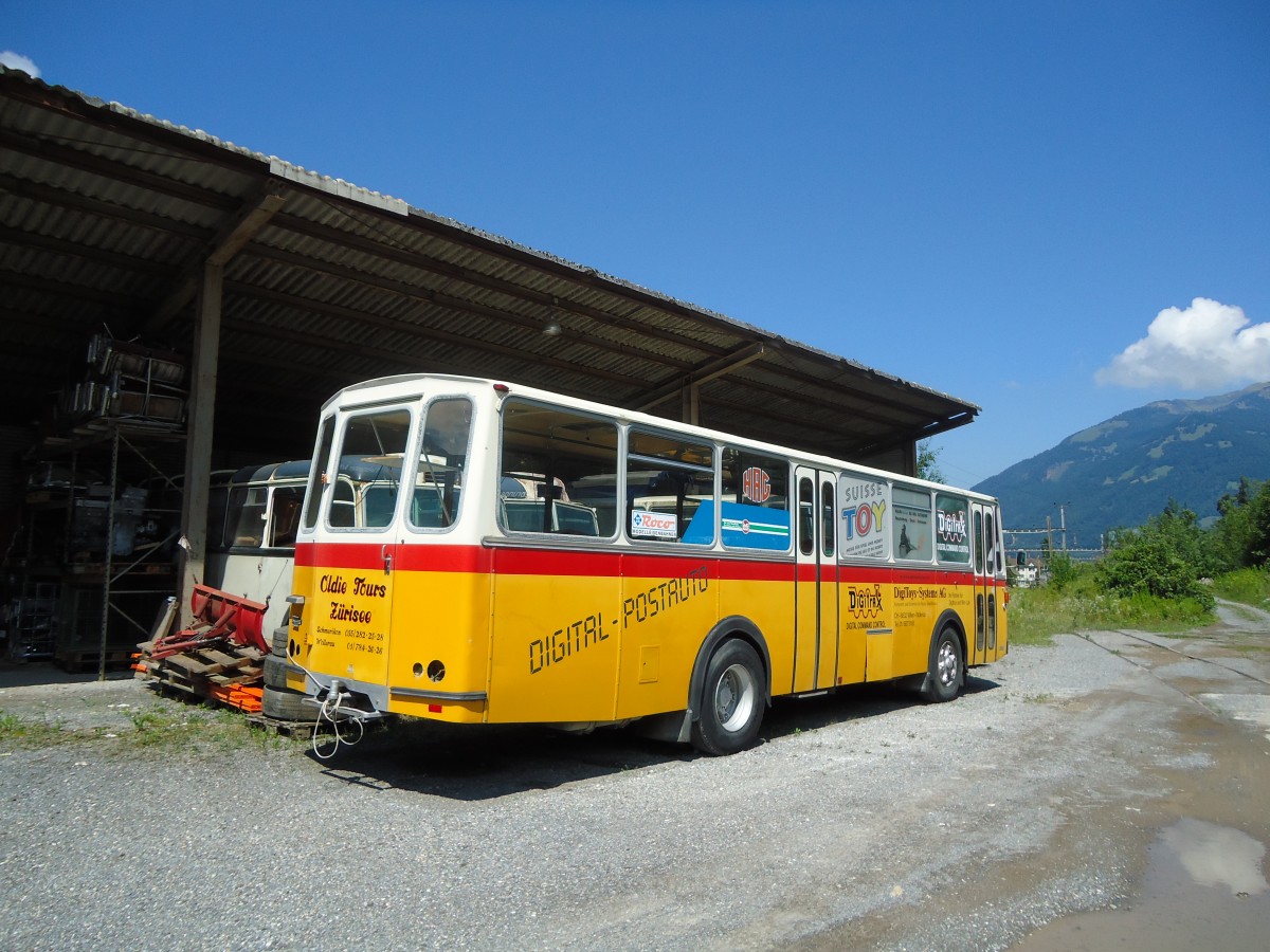 (128'261) - Oldie-Tours Z�risee, N�fels - Saurer/Hess (ex Wohlgemuth, Hochwald) am 7. August 2010 in N�fels, Industrie