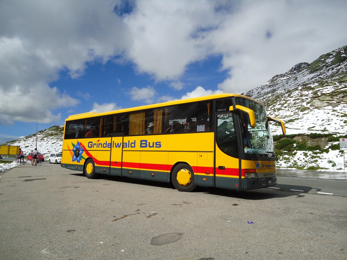 (128'291) - AVG Grindelwald - Nr. 23/BE 70'397 - Setra am 7. August 2010 in Susch, Fl�ela Hospiz 