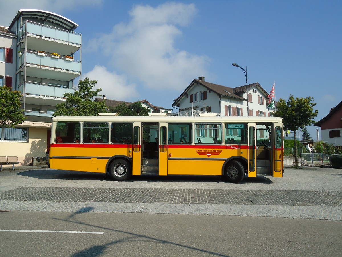 (128'784) - Osthues, Teufen - Nr. 15/AR 17'057 - Saurer/Leyland-Hess (ex AVG Grindelwald Nr. 15; ex RhV Altst�tten Nr. 42) am 21. August 2010 in Engelburg, Post