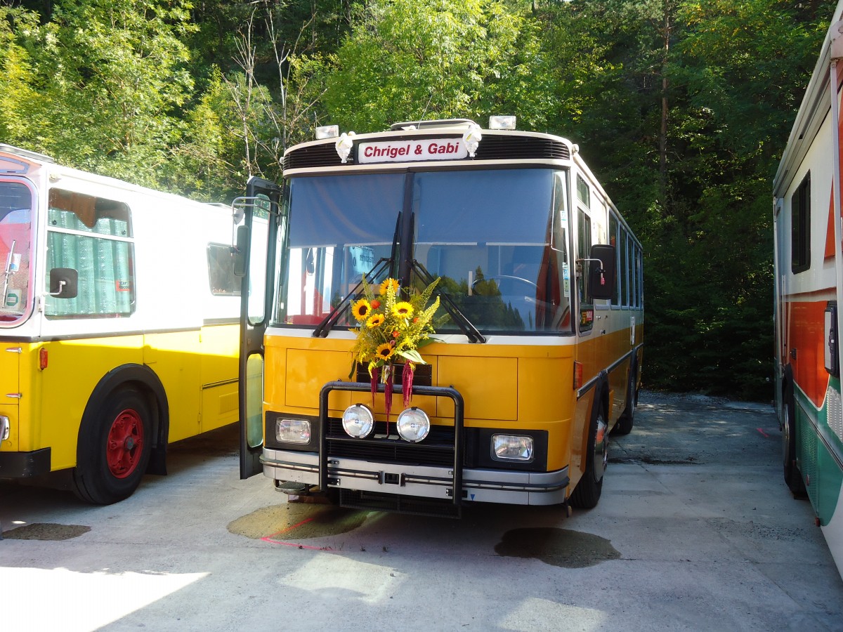 (128'970) - Oberh�nsli, Thayngen - FBW/T�scher (ex Bus-Halter, Wil Nr. 9) am 22. August 2010 in Thayngen, Wohnbustreffen