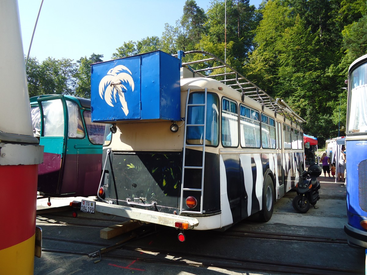 (128'989) - K�ndig, Affeltrangen - TG 184'199 - FBW/R&J (ex P 25'505; ex P 22'304) am 22. August 2010 in Thayngen, Wohnbustreffen