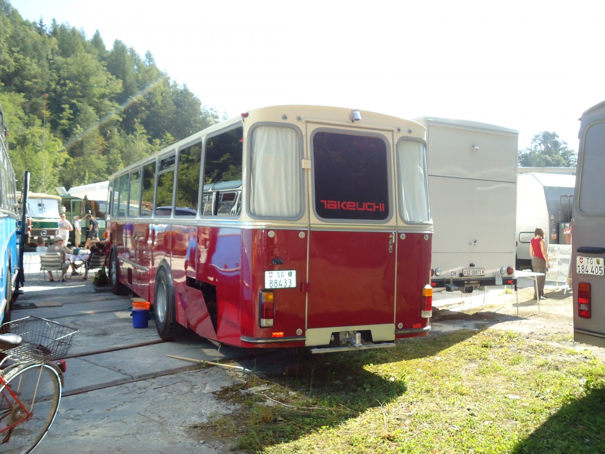 (128'993) - Liebi, Montlingen - SG 88'433 - FBW/T�scher (ex Wespe, Altst�tten; ex P 24'804) am 22. August 2010 in Thayngen, Wohnbustreffen