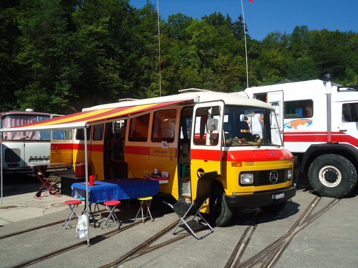 (128'996) - Amsler, Fr�msen - SG 27'410 U - Mercedes/T�scher am 22. August 2010 in Thayngen, Wohnbustreffen