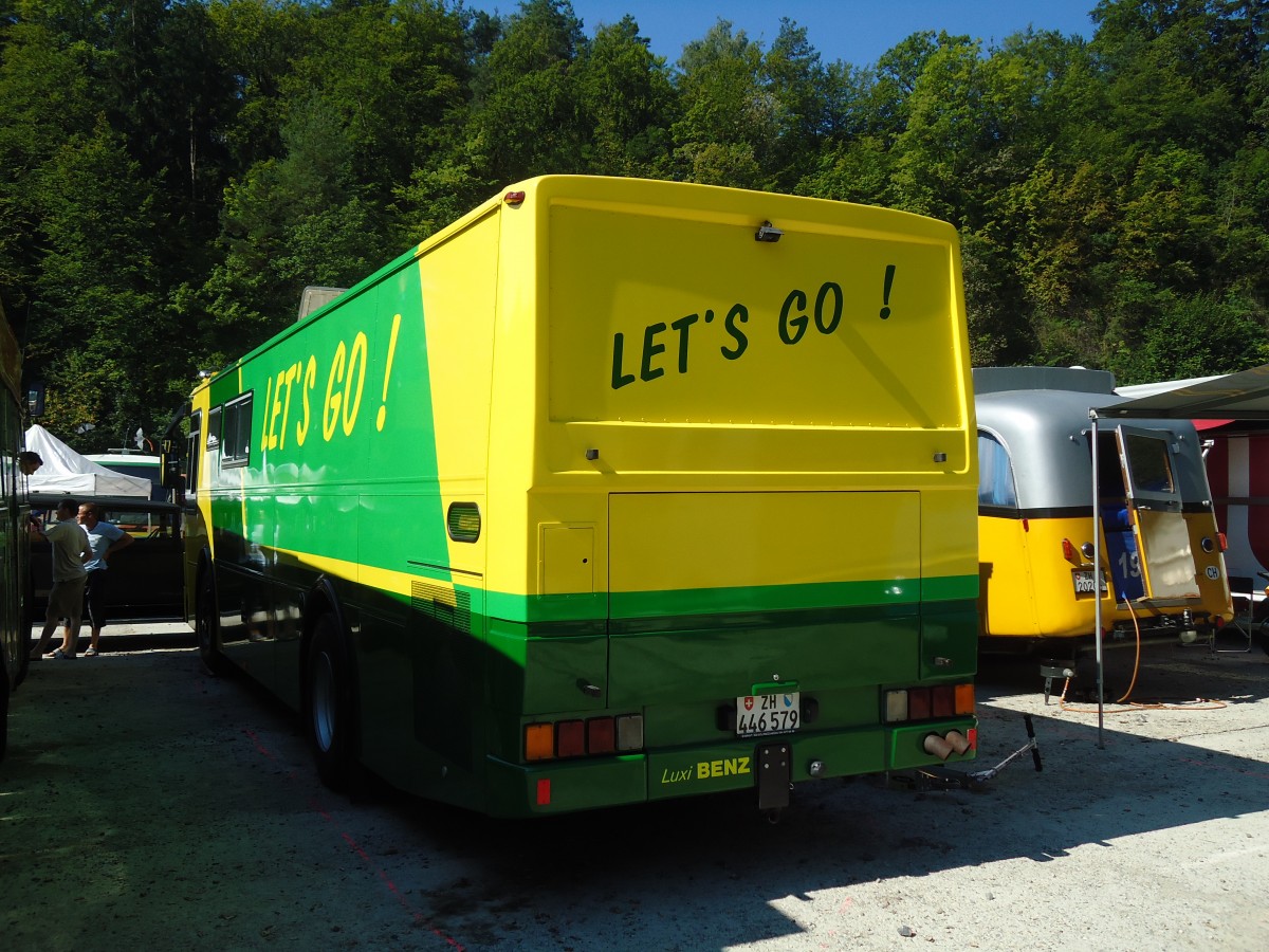 (129'003) - Meier, B�lach - ZH 446'579 - Mercedes/Lauber (ex Jaggi, Kippel) am 22. August 2010 in Thayngen, Wohnbustreffen