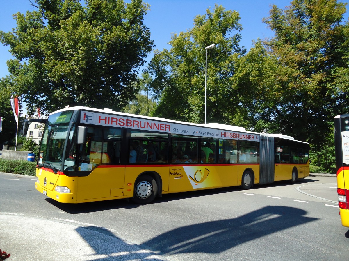(129'068) - PostAuto Z�rich - Nr. 191/ZH 780'780 - Mercedes (ex Nr. 29) am 22. August 2010 beim Bahnhof Frauenfeld