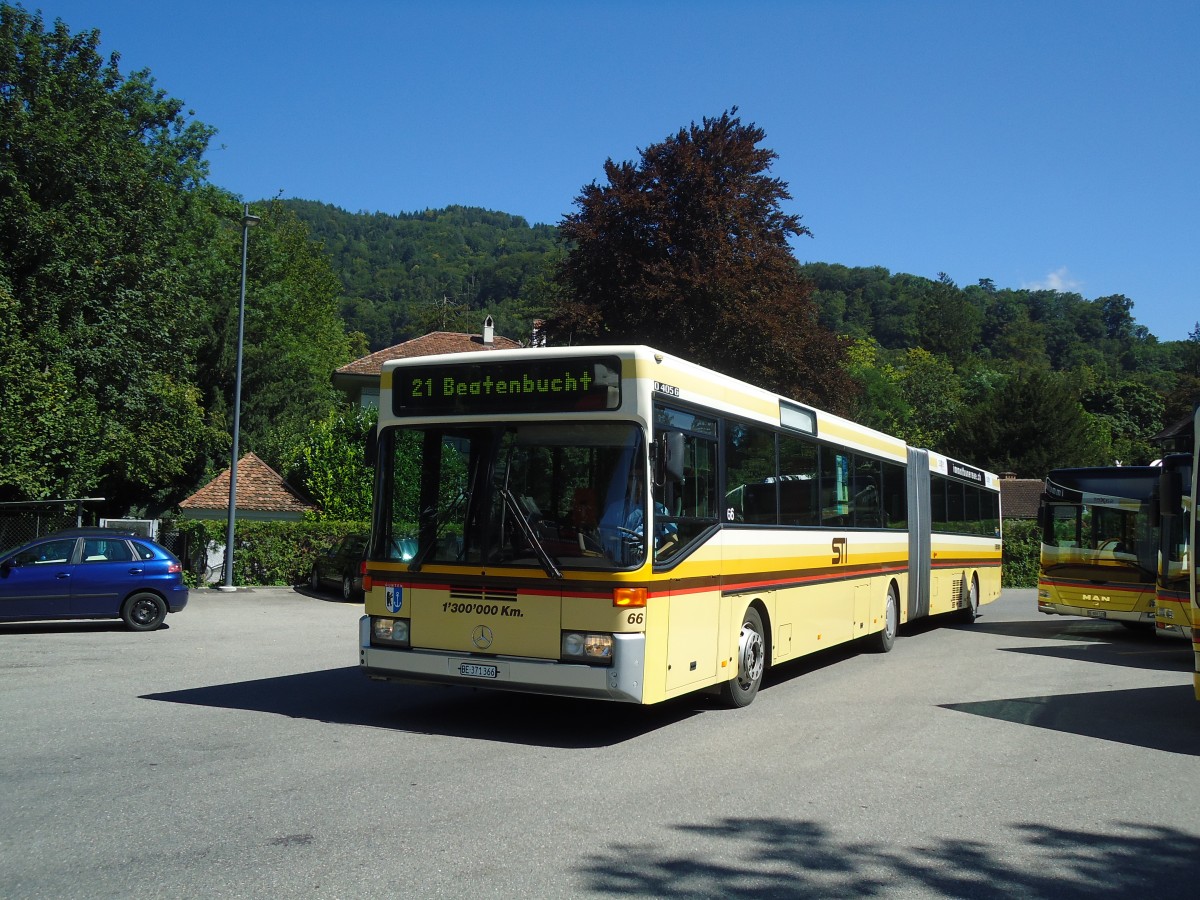 (129'199) - STI Thun - Nr. 66/BE 371'366 - Mercedes am 1. September 2010 bei der Schiffl�ndte Thun