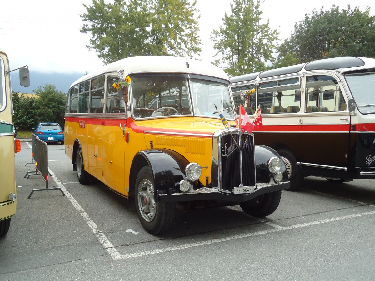 (129'789) - Suter, Savi�se - VS 6045 - Saurer/Lauber (ex Humbert-Droz, Ligni�res; ex P 21'016; ex Pache+Helfer, Colombier) am 18. September 2010 in Chur, Obere Au