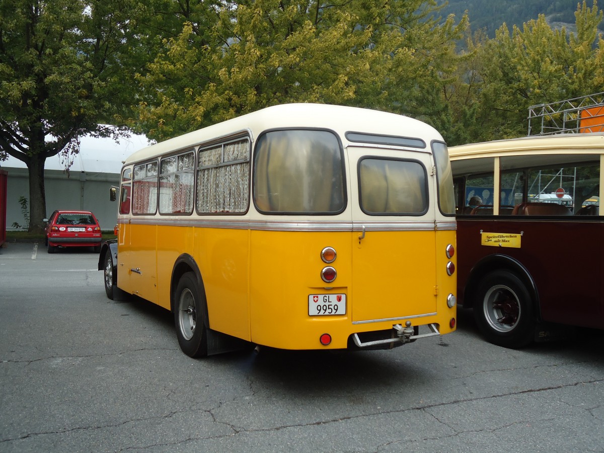 (129'855) - Pfeiffer, H�tten - GL 9959 - Berna/Regazzoni (ex Rieser, H�tten; ex Jelmorini, Tesserete; ex Malfanti, Sonvico) am 18. September 2010 in Chur, Obere Au