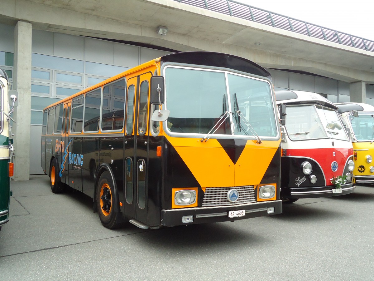 (129'949) - Eugster, Wienacht-Tobel - AR 4608 - Saurer/T�scher (ex Rohrer, Reitnau; ex Kistler, Reichenburg; ex P 24'614) am 18. September 2010 in Breil, Milit�ranlage