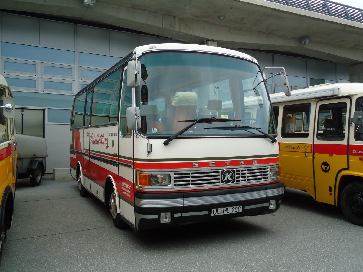 (129'954) - Aus Deutschland: Hanses, Langenau - UL-HL 208 - Setra am 18. September 2010 in Breil, Milit�ranlage