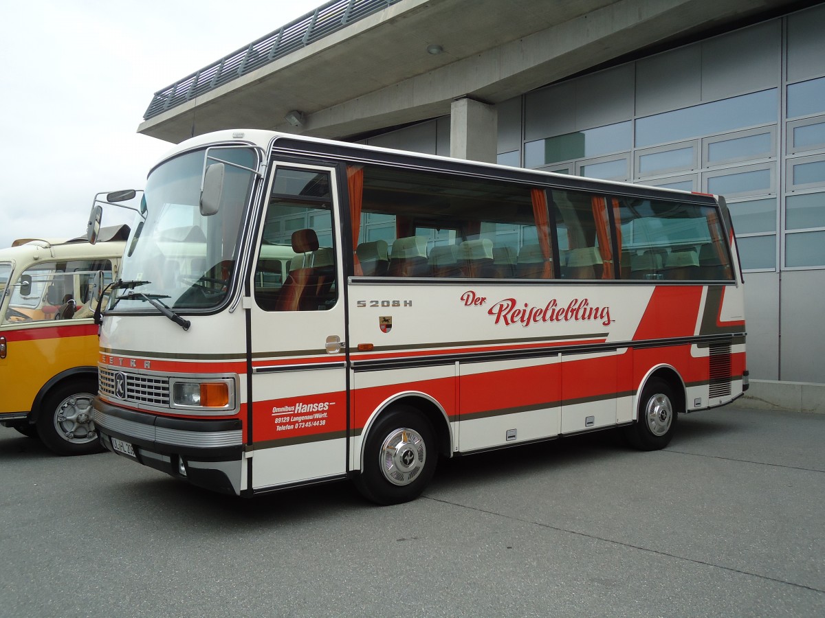(130'044) - Aus Deutschland: Hanses, Langenau - UL-HL 208 - Setra am 18. September 2010 in Breil, Milit�ranlage