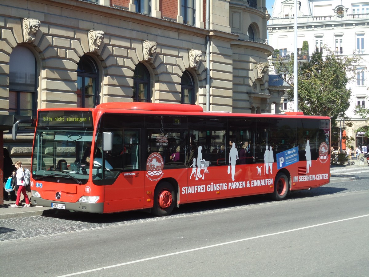 (130'068) - SWK Konstanz - Nr. 67/KN-C 1167 - Mercedes am 20. September 2010 in Konstanz, Post/Marktst�tte