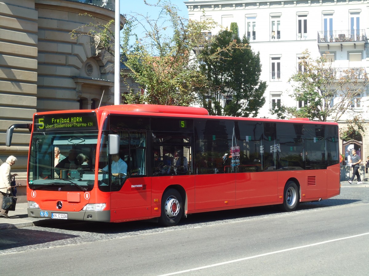 (130'071) - SWK Konstanz - Nr. 6/KN-C 1106 - Mercedes am 20. September 2010 in Konstanz, Post/Marktst�tte