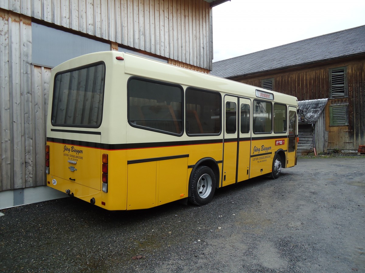 (130'796) - Biegger, Uster - Nr. 11 - NAW/R&J (ex AS Engi Nr. 7) am 24. Oktober 2010 in Ziegelbr�cke, Museum