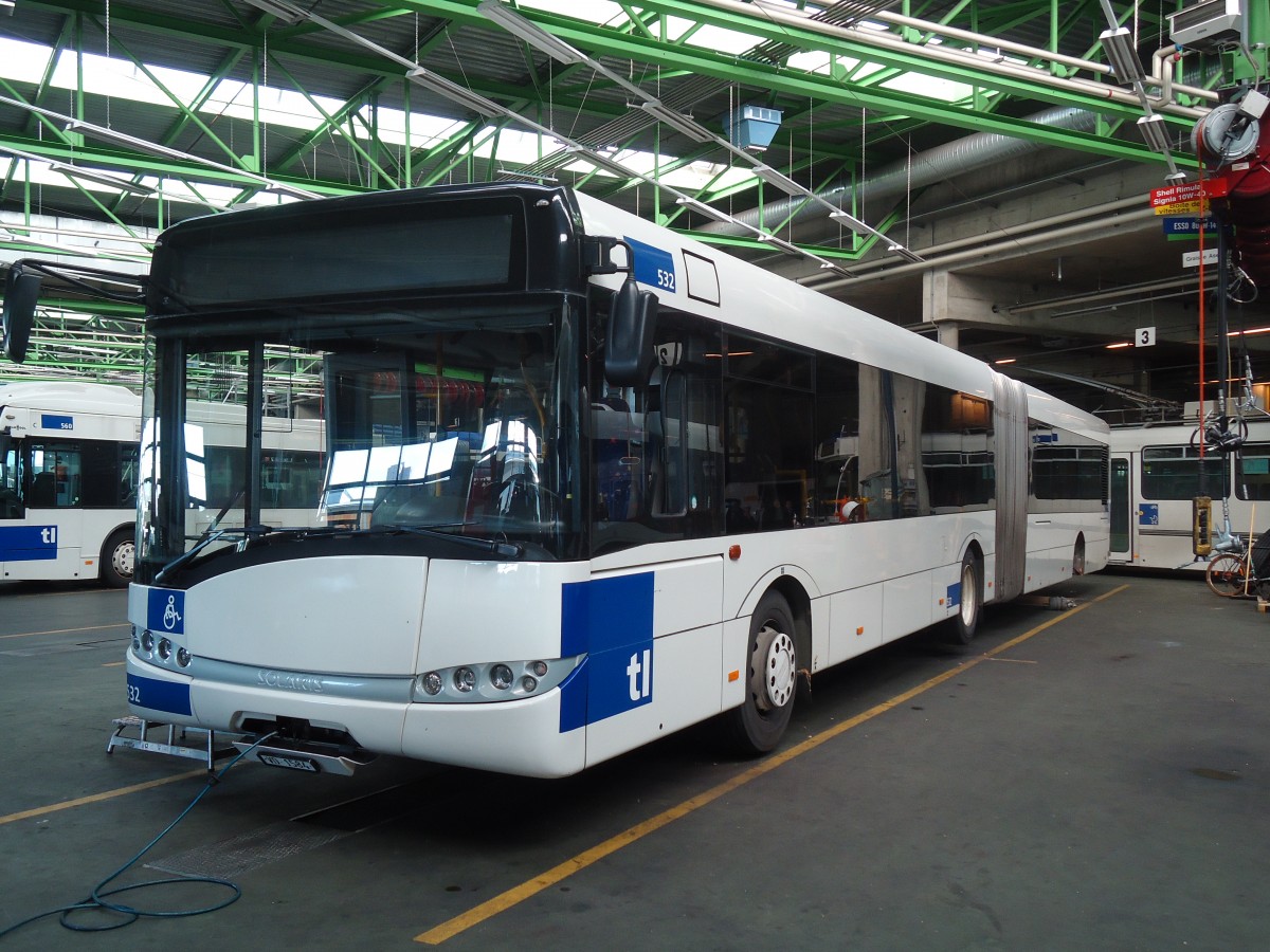 (130'909) - TL Lausanne - Nr. 532/VD 1584 - Solaris am 13. November 2010 in Lausanne, D�p�t Pr�laz