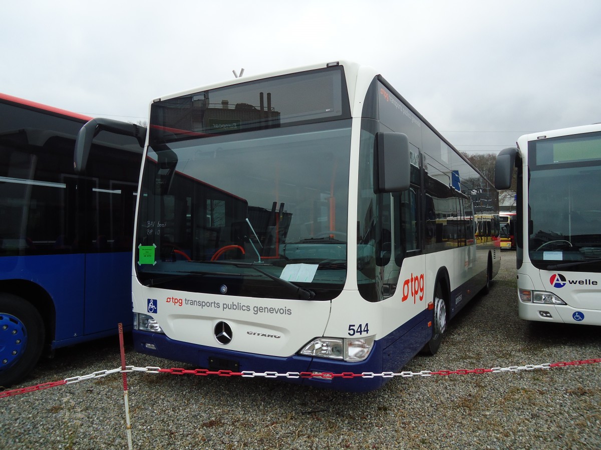(131'023) - TPG Gen�ve - Nr. 544 - Mercedes am 17. November 2010 in Kloten, EvoBus