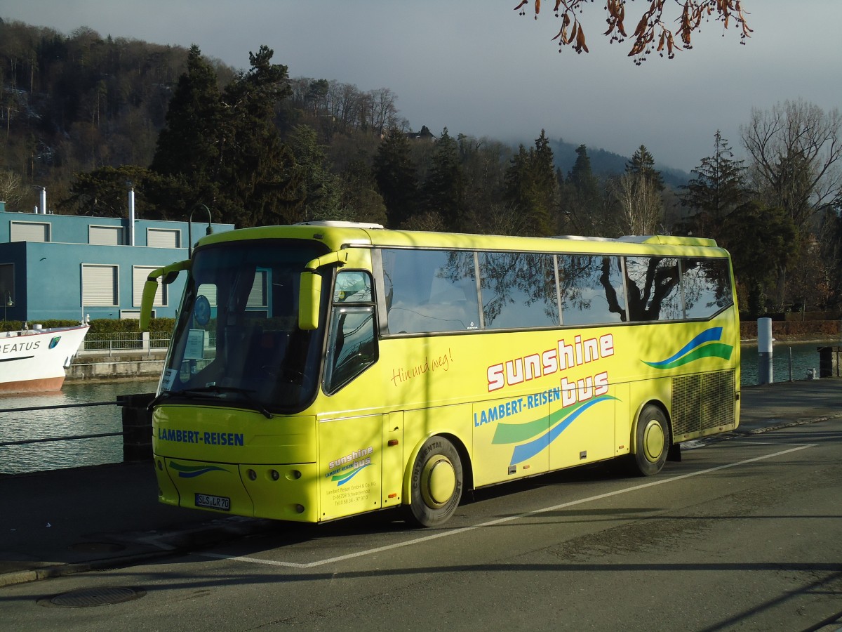 (131'921) - Aus Deutschland: Lambert, Schwarzenholz - SLS-LR 70 - Bova am 1. Januar 2011 bei der Schiffl�ndte Thun