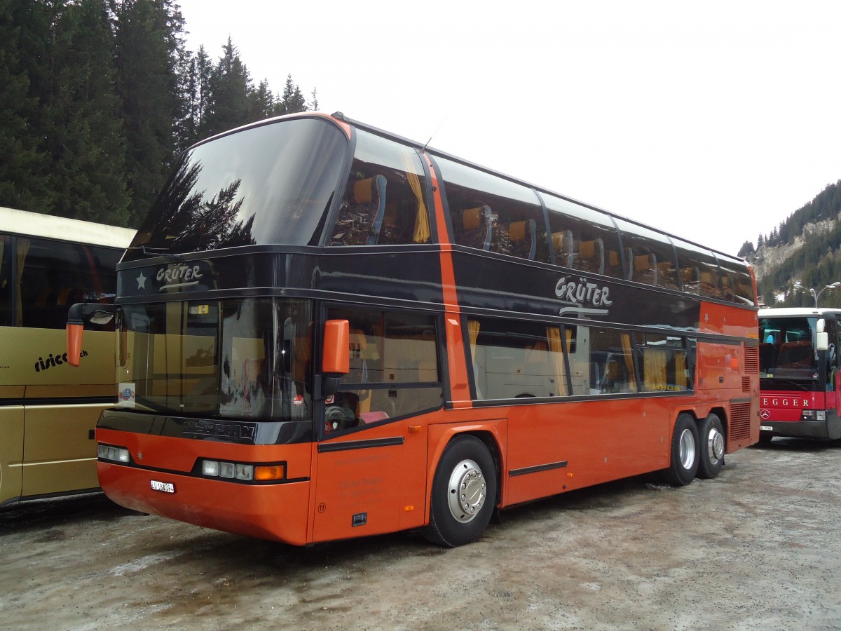 (132'236) - Gr�ter, Hochdorf - Nr. 11/LU 181'394 - Neoplan am 9. Januar 2011 in Adelboden, ASB