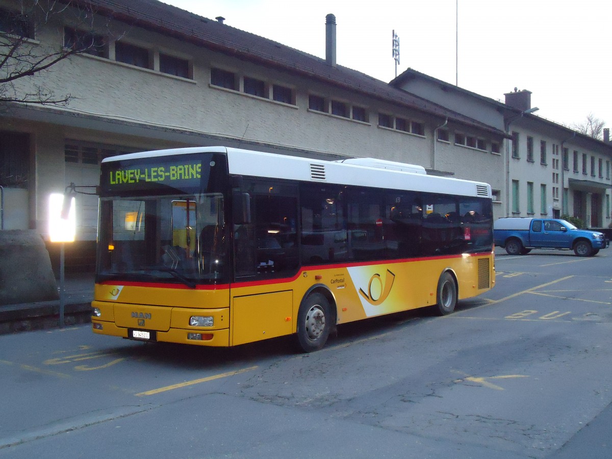 (132'410) - TPC Aigle - VS 148'210 - MAN/G�ppel am 22. Januar 2011 in St.Maurice, Post