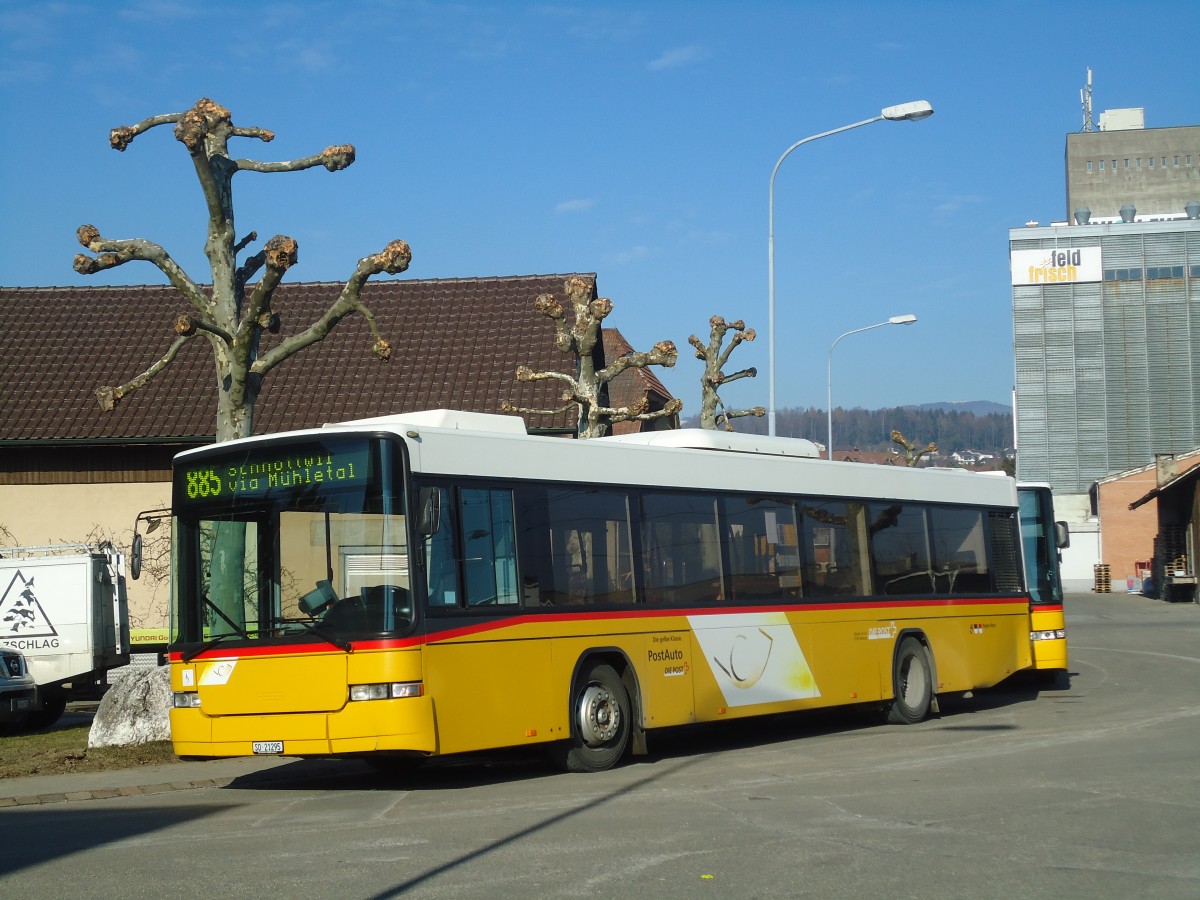 (132'441) - Steiner, Messen - SO 21'295 - Volvo/Hess am 24. Januar 2011 beim Bahnhof Lohn-L�terkofen