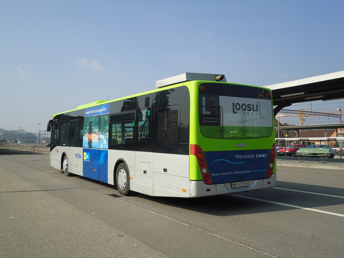 (132'668) - Busland, Burgdorf - Nr. 17/BE 612'513 - Van Hool am 6. M�rz 2011 beim Bahnhof Burgdorf