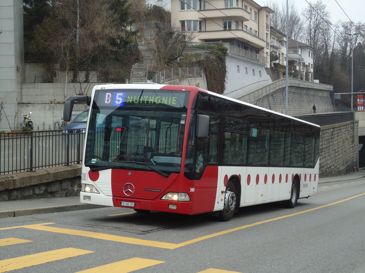 (132'686) - TPF Fribourg - Nr. 388/FR 300'393 - Mercedes am 7. M�rz 2011 in Fribourg, Avenue Beauregard
